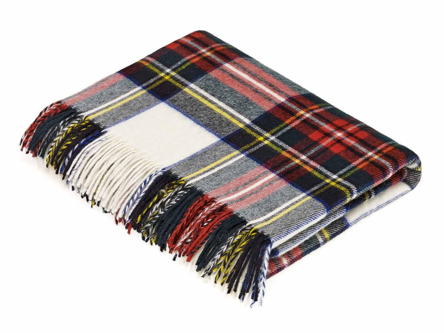 Lambswool Tartan Throw-Bronte by Moon-Contract Furniture Store