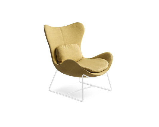 Lazy Wing Lounge Chair c/w Sled Legs-Calligaris-Contract Furniture Store