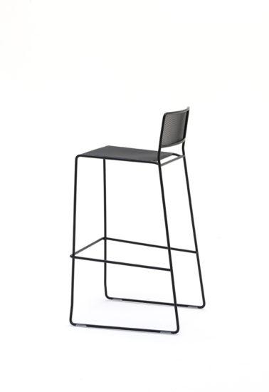 Log Mesh High Stool-Contract Furniture Store for hospitality, leisure & commercial projects