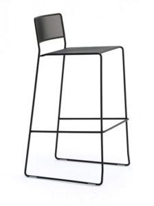 Log Mesh High Stool-Contract Furniture Store for hospitality, leisure & commercial projects