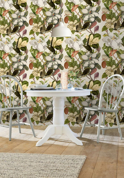 Magnolia Taupe Wallpaper-Contract Furniture Store for hospitality, leisure & commercial projects