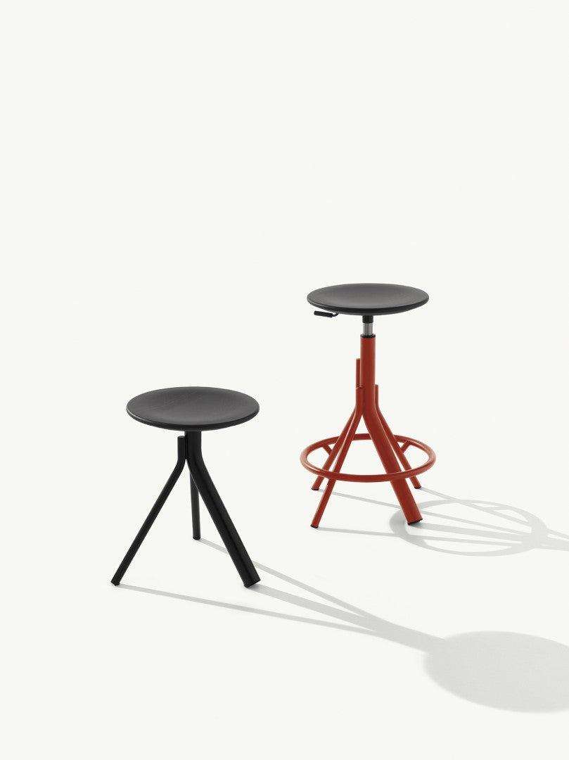 Main 1121 Low Stool-Et al. Metalmobil-Contract Furniture Store