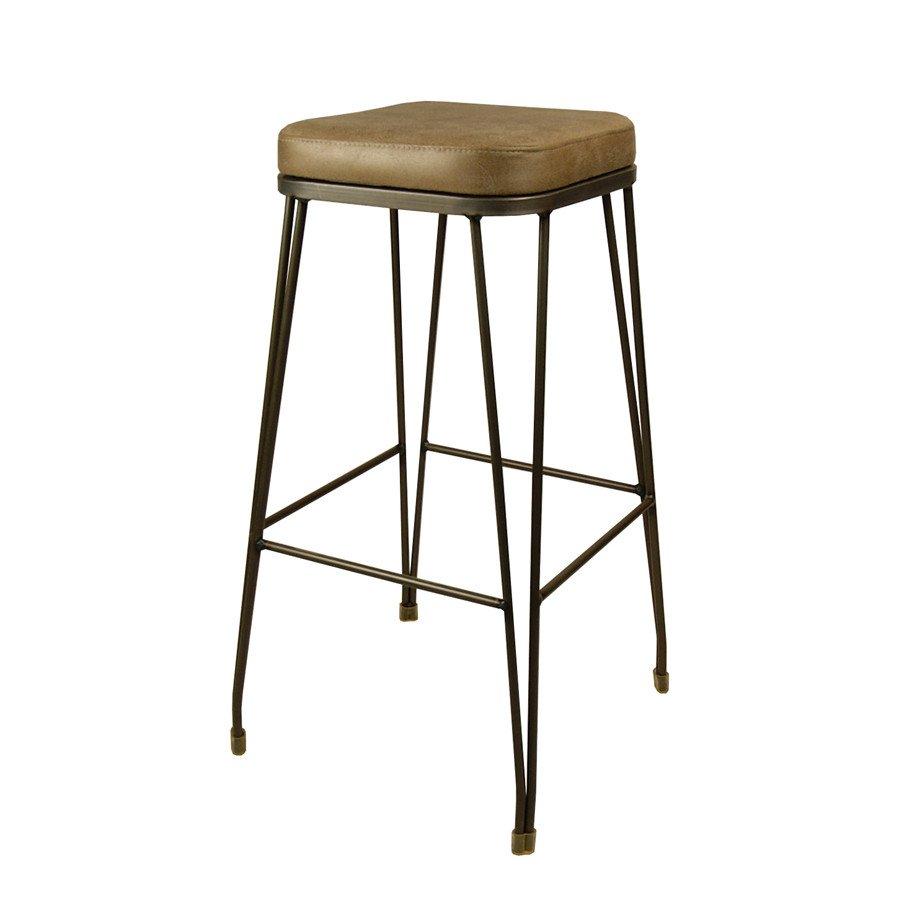 Velvet High Stool-Alutec-Contract Furniture Store