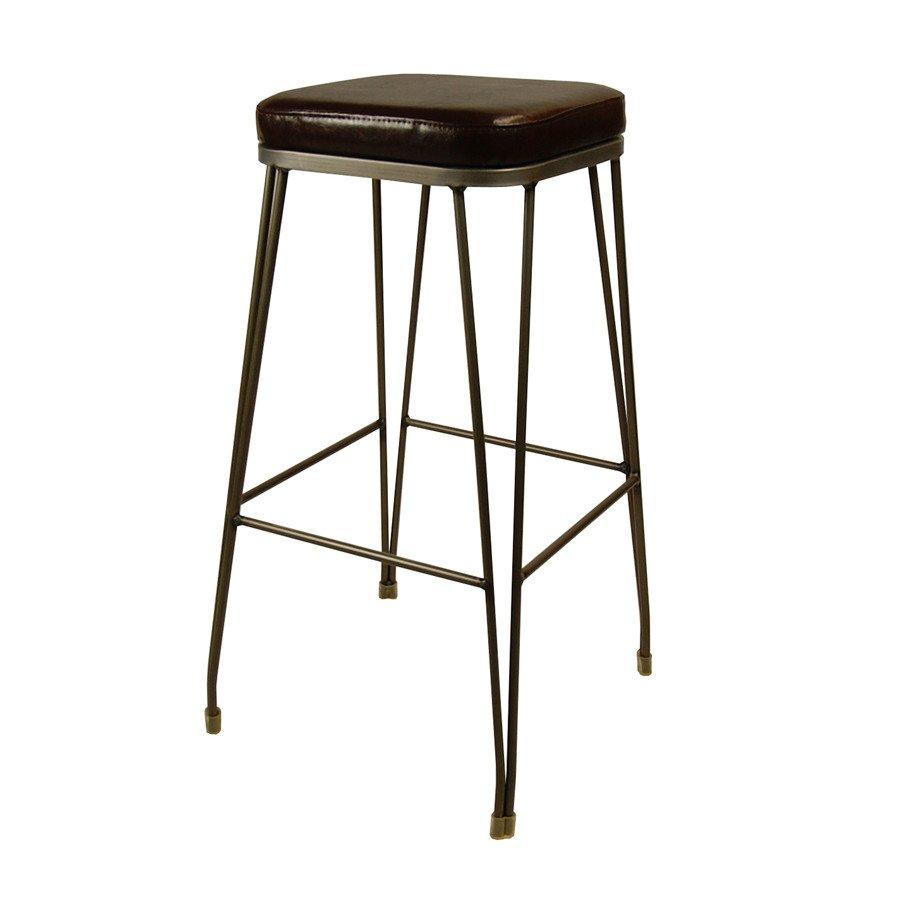 Velvet High Stool-Alutec-Contract Furniture Store