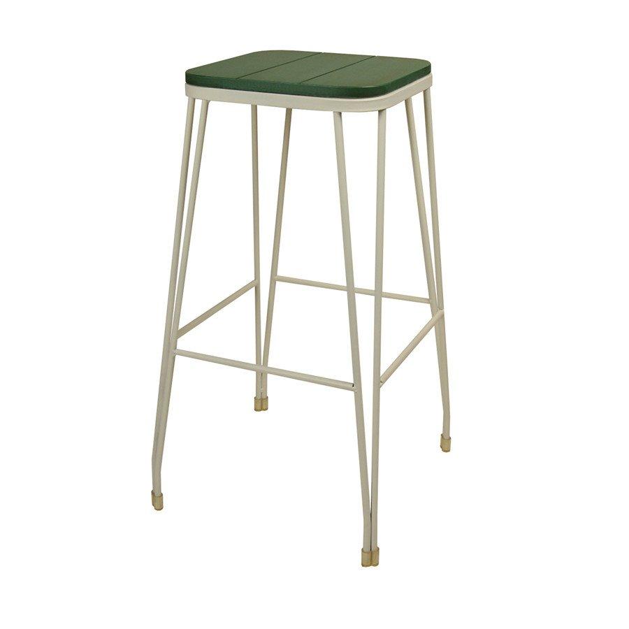 Velvet High Stool-Alutec-Contract Furniture Store