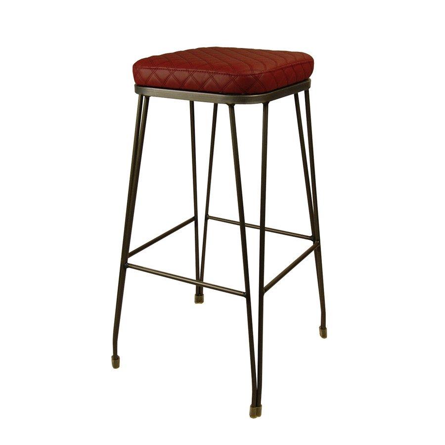 Velvet High Stool-Alutec-Contract Furniture Store