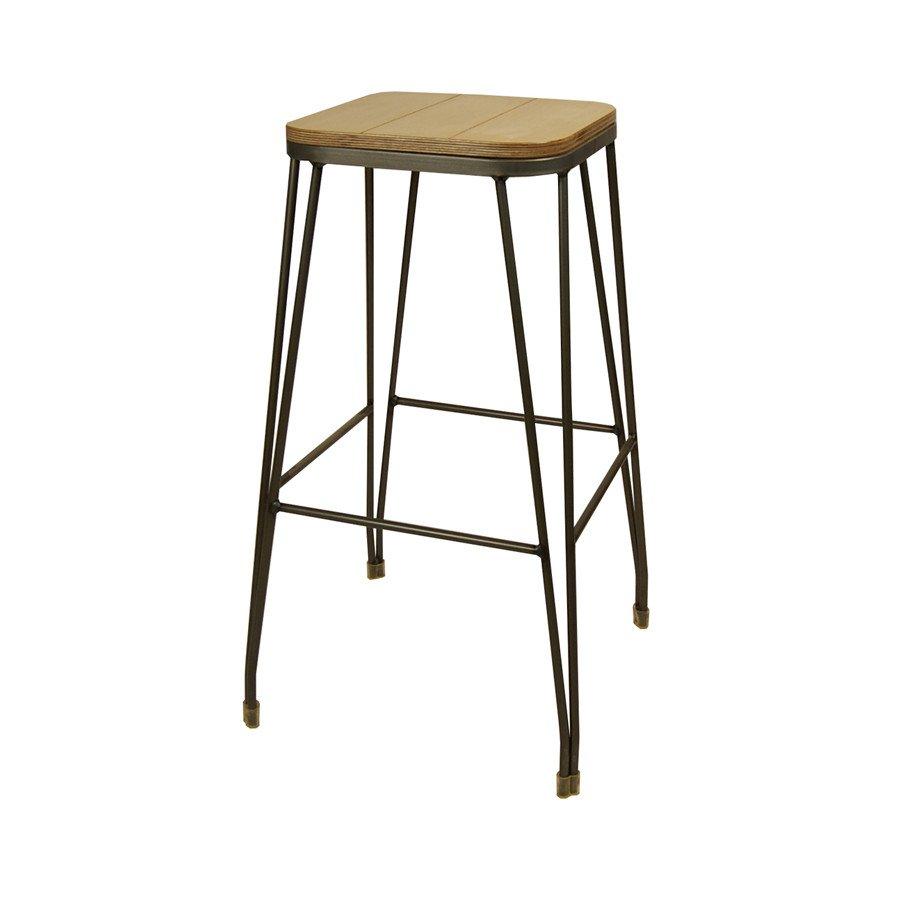 Velvet High Stool-Alutec-Contract Furniture Store