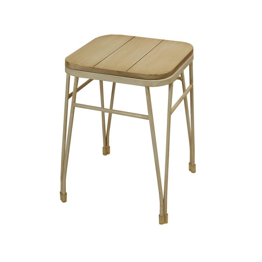 Velvet Low Stool-Alutec-Contract Furniture Store