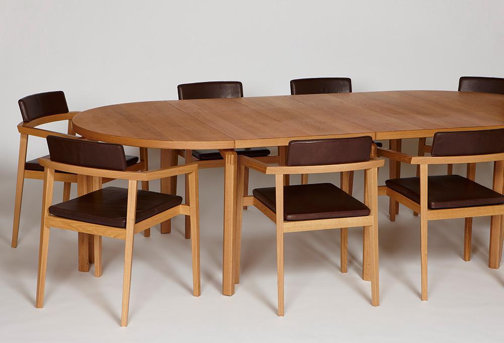 Mix Dining Table c/w Wood Leg-Magnus Oleson-Contract Furniture Store