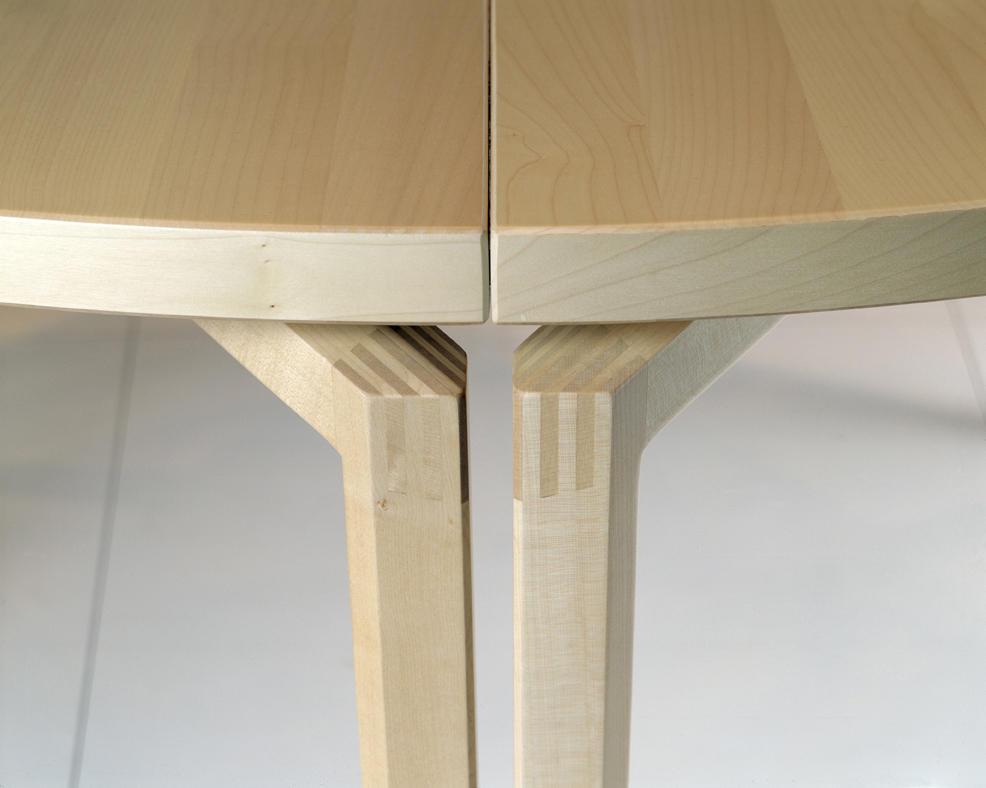 Mix Dining Table c/w Wood Leg-Magnus Oleson-Contract Furniture Store