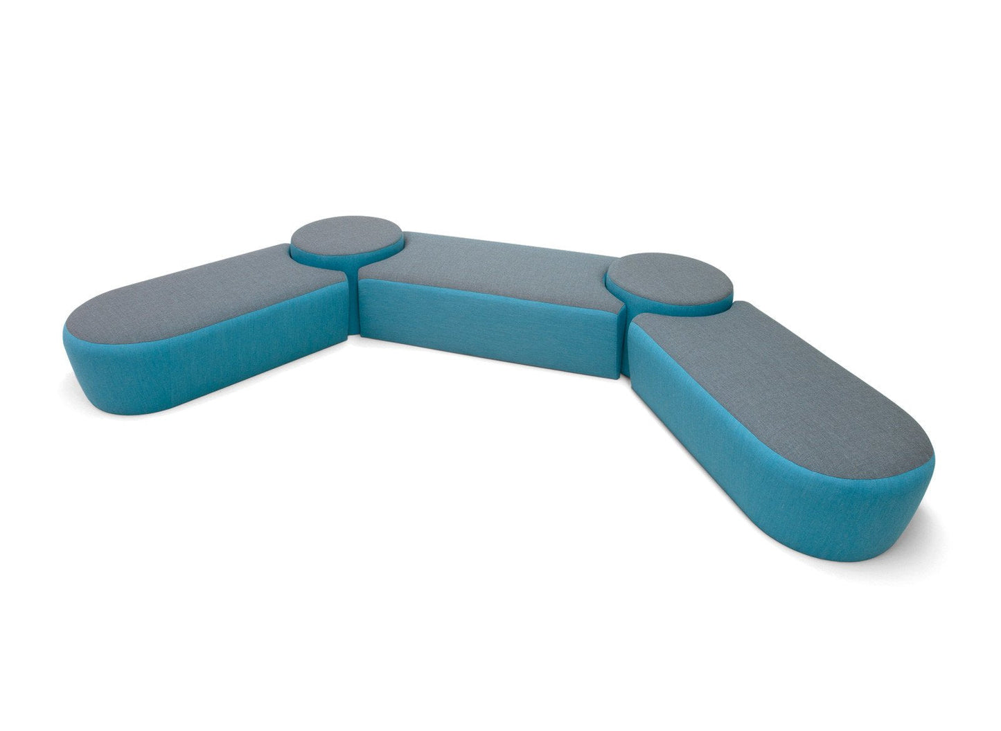 Molecule 3 Modular Low Stool-Contract Furniture Store for hospitality, leisure & commercial projects