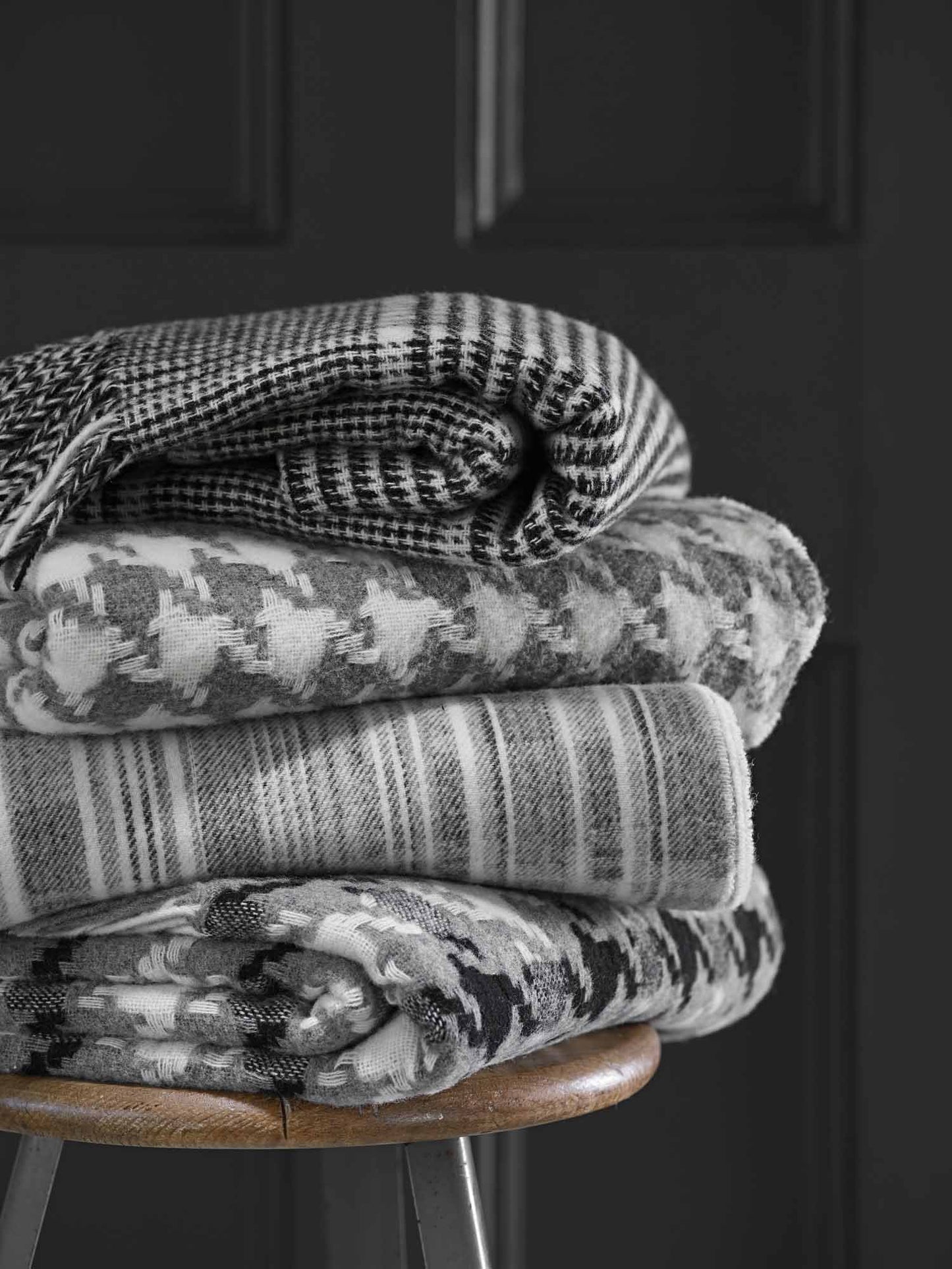 Monochrome Throw-Bronte by Moon-Contract Furniture Store