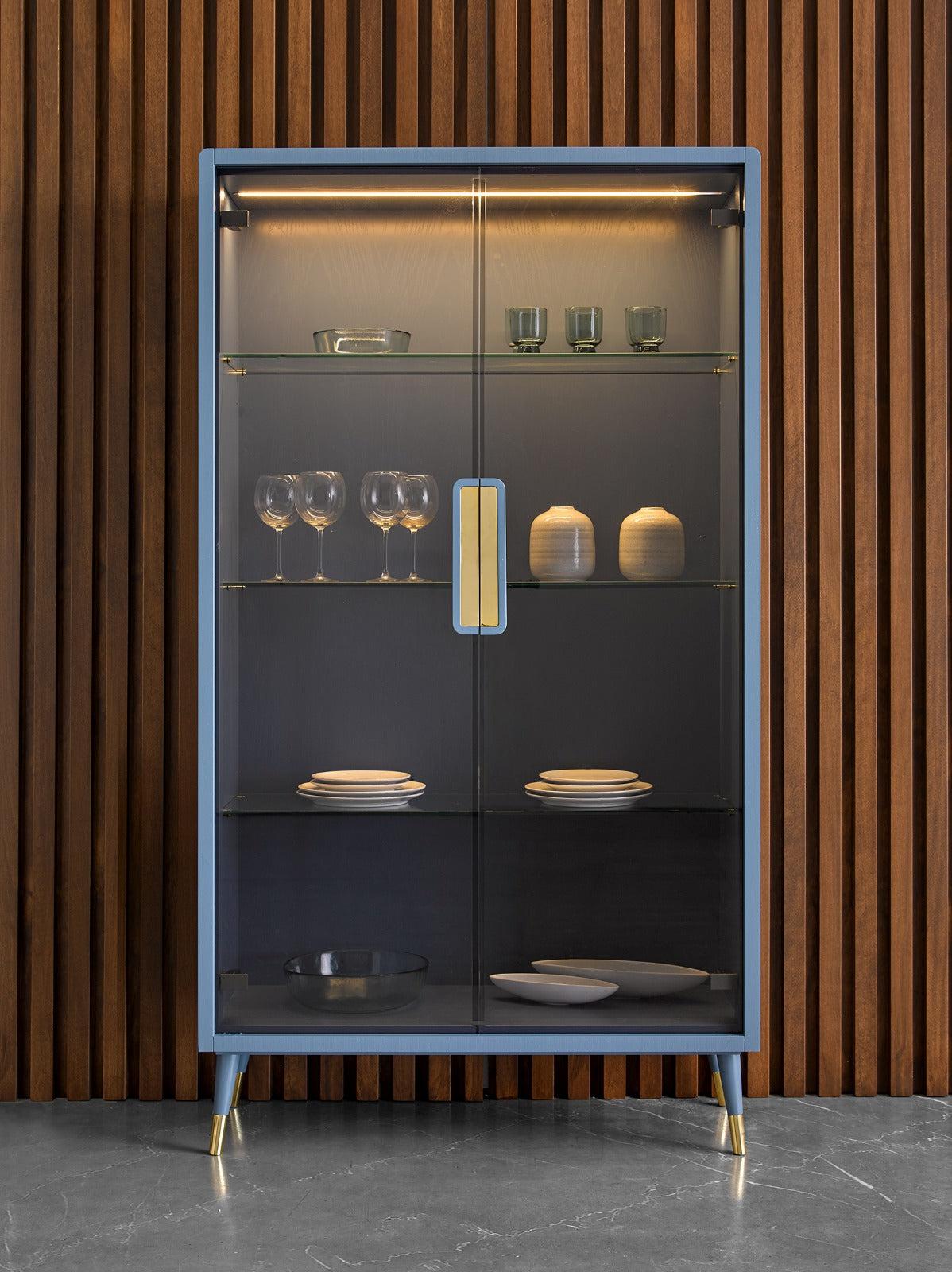 Moon Glass Cupboard-Contract Furniture Store