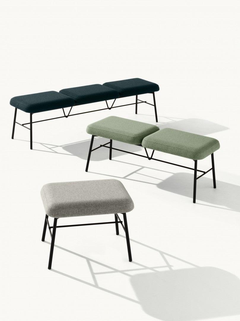 Myra 667/668/669 Bench-Et al. Metalmobil-Contract Furniture Store