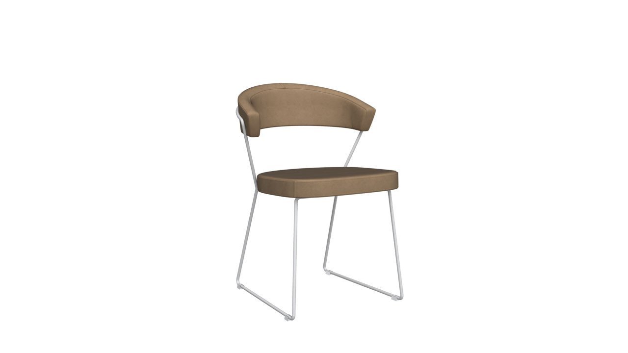 New York Side Chair c/w Sled Legs-Calligaris-Contract Furniture Store