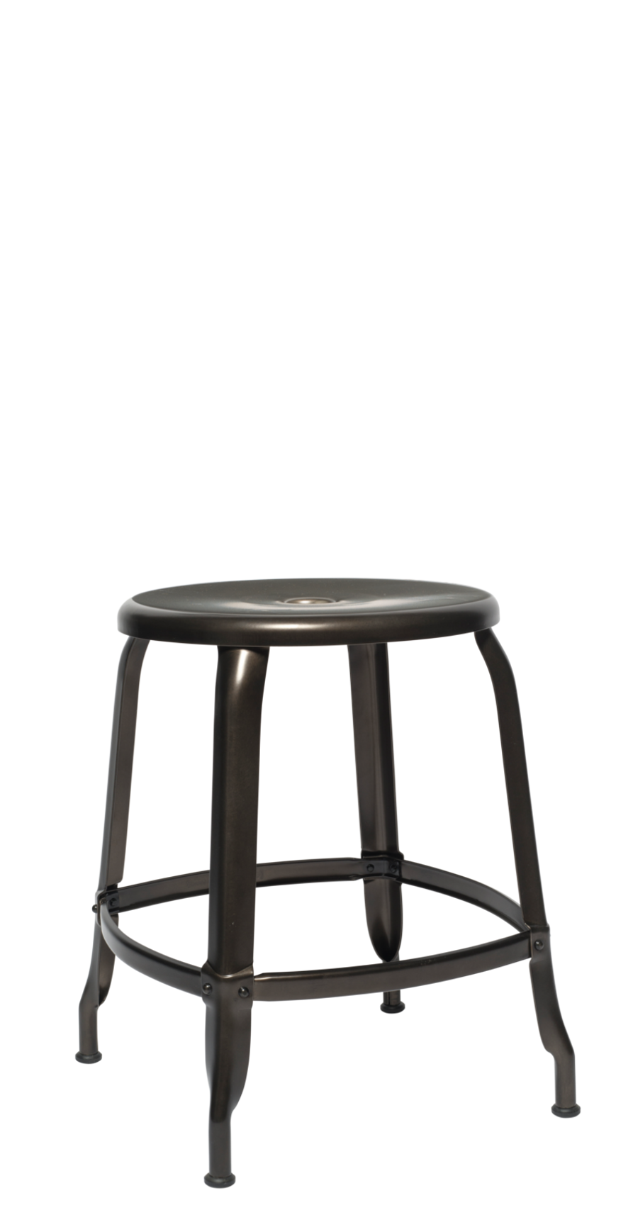 Nicolle® Metal Low Stool-Chaises Nicolle-Contract Furniture Store