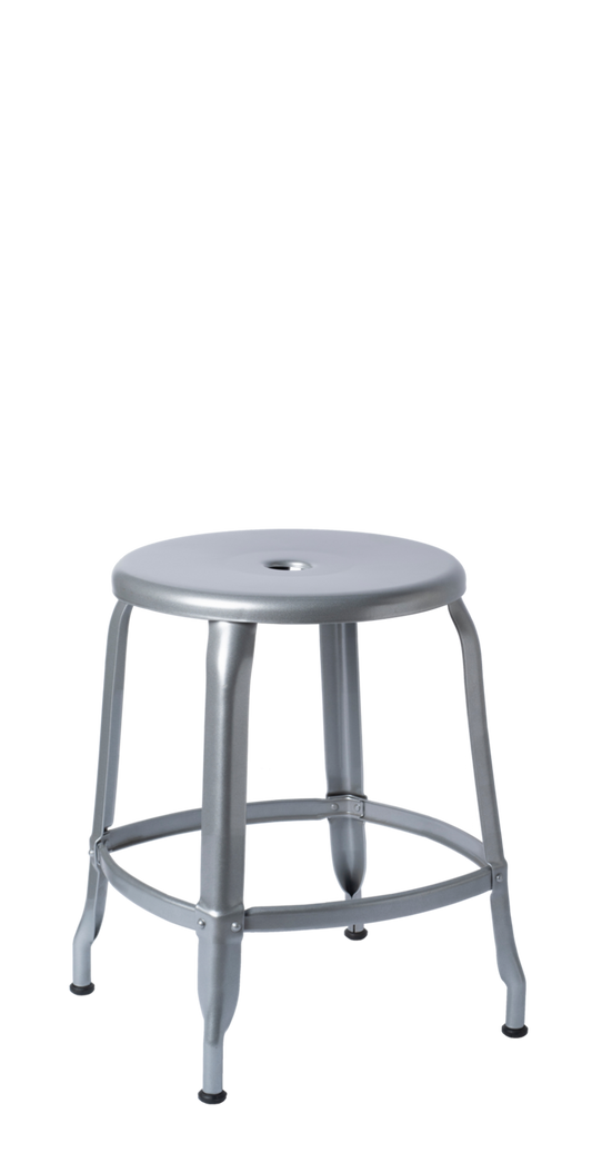 Nicolle® Metal Low Stool-Chaises Nicolle-Contract Furniture Store