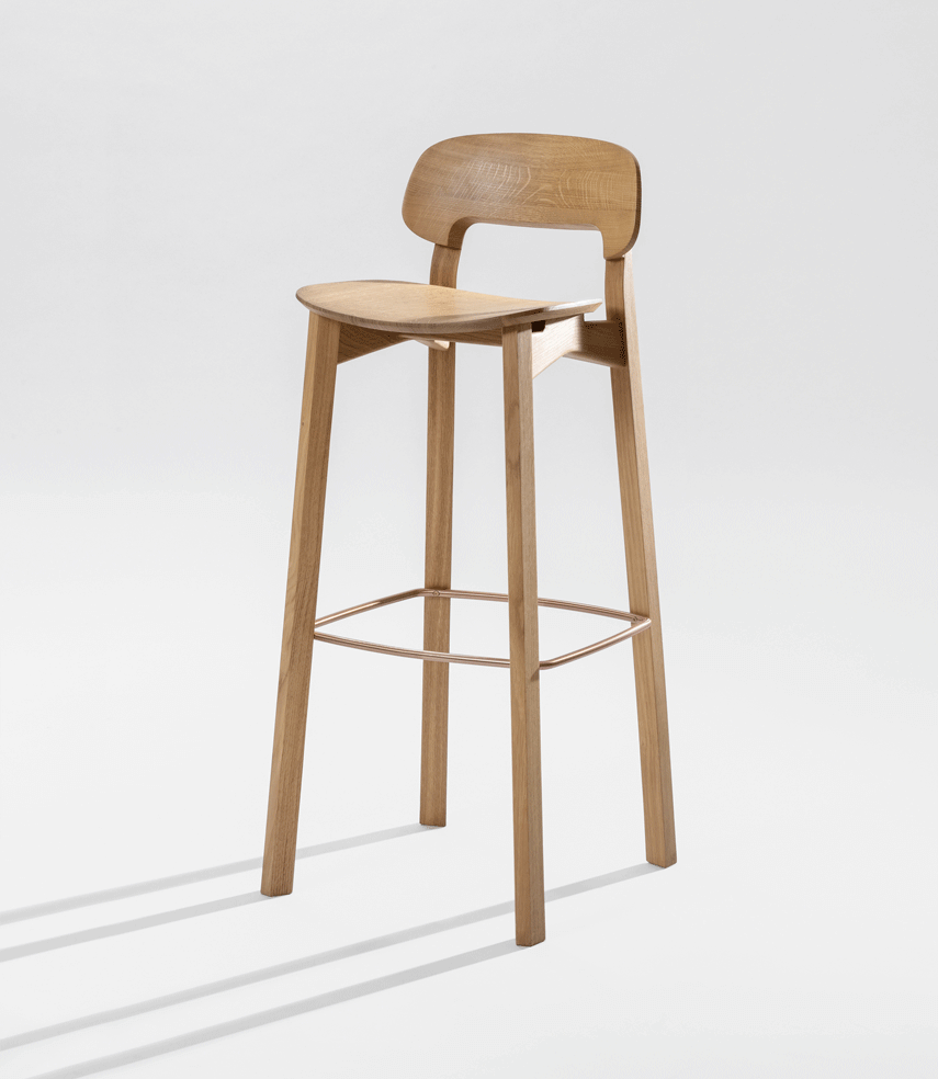 Nonoto High Stool-Zeitraum-Contract Furniture Store