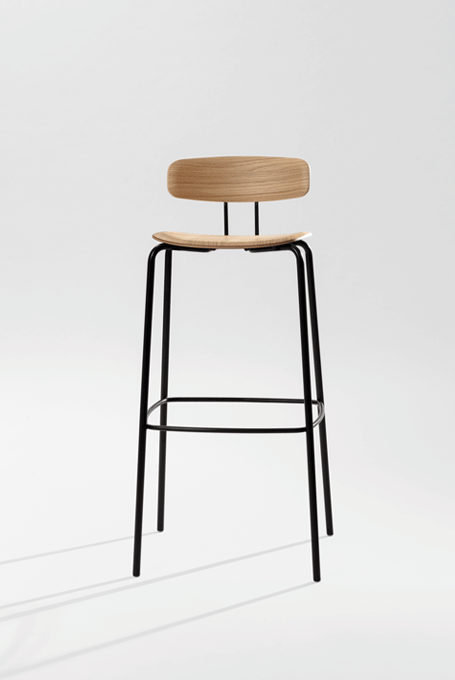 Okito Ply High Stool-Zeitraum-Contract Furniture Store