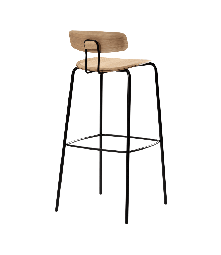 Okito Ply High Stool-Zeitraum-Contract Furniture Store