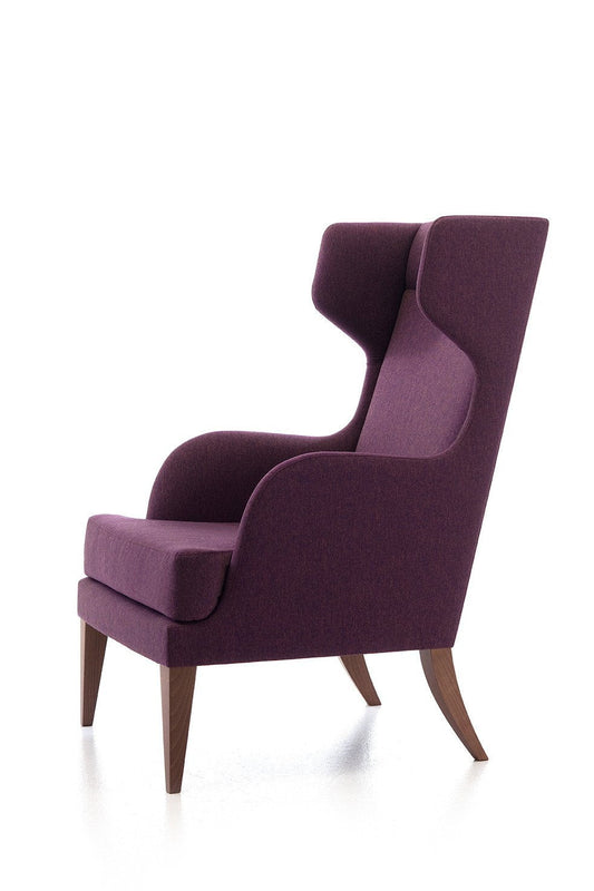 Onda Bergere Wing Lounge Chair-Very Wood-Contract Furniture Store