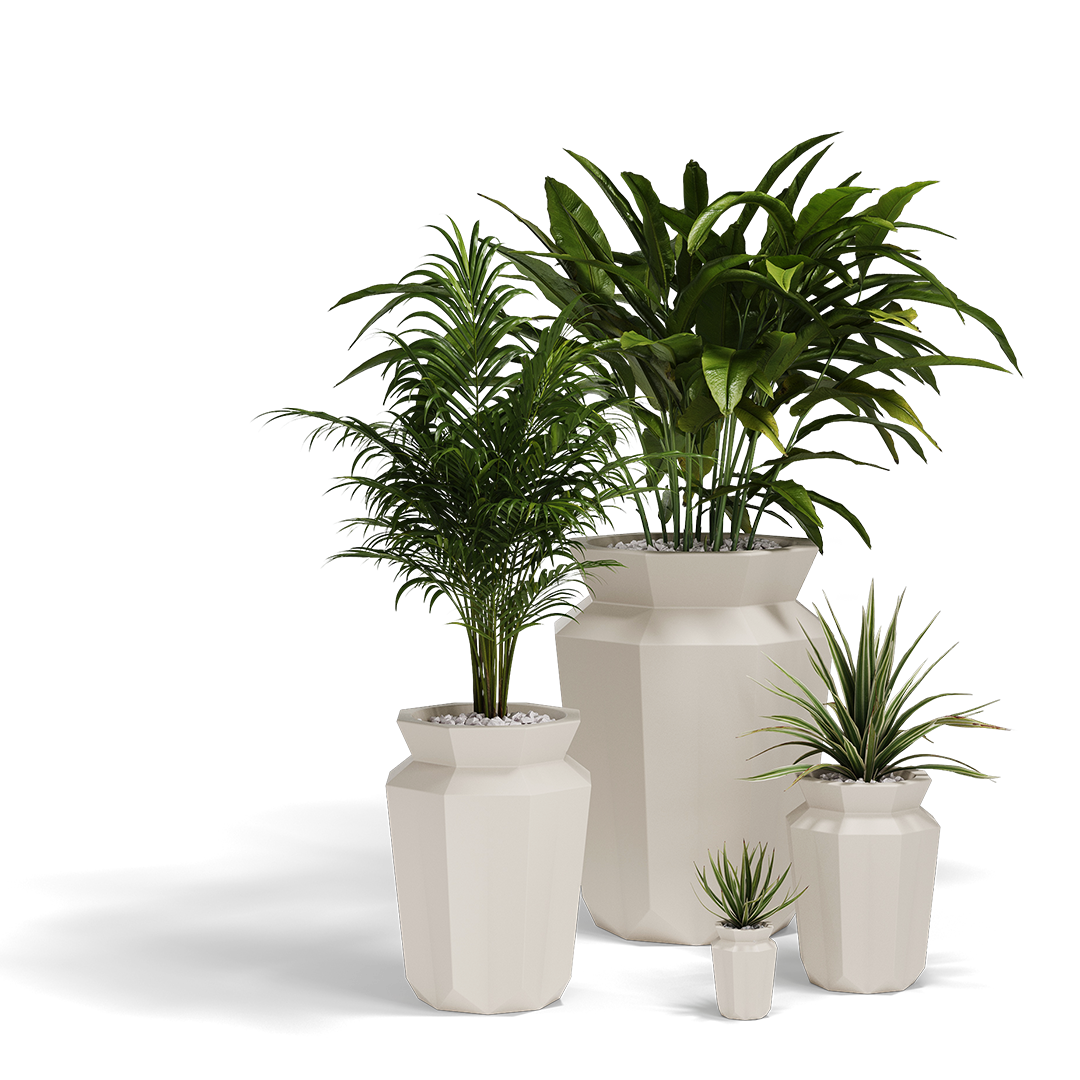 Origami Hasu Planters-Vondom-Contract Furniture Store