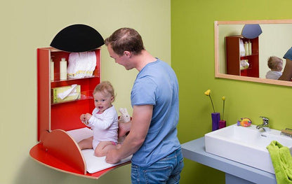 Owo 2.0 Ladybird Changing Table-Contract Furniture Store for hospitality, leisure & commercial projects