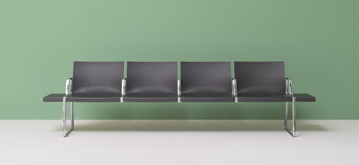 Plural Armrest Bench Unit-Contract Furniture Store for hospitality, leisure & commercial projects