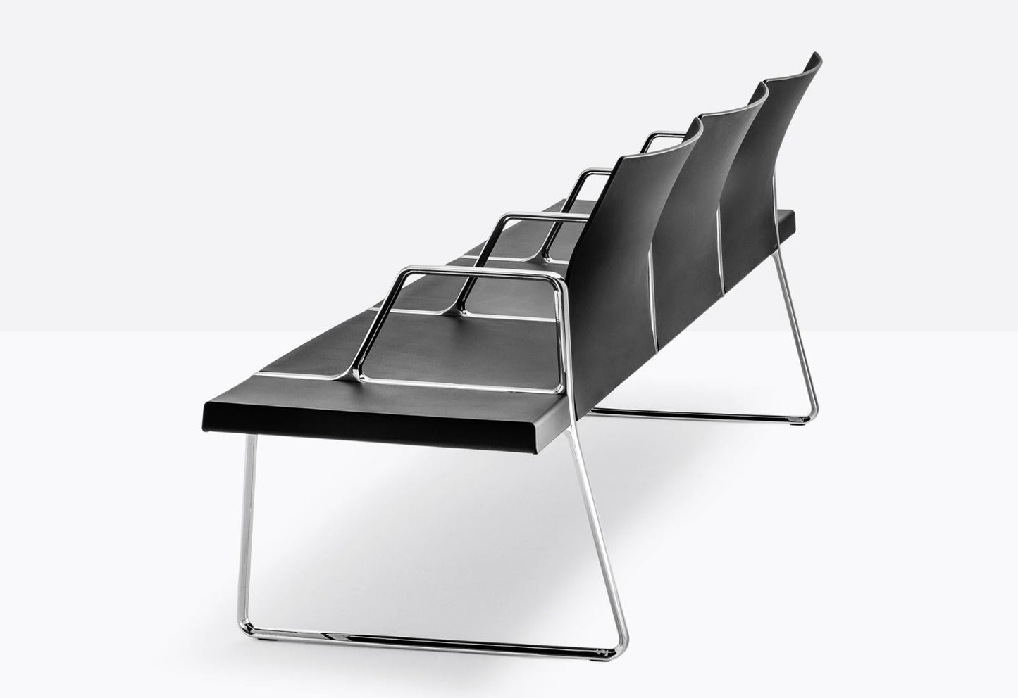 Plural Armrest Bench Unit-Contract Furniture Store for hospitality, leisure & commercial projects