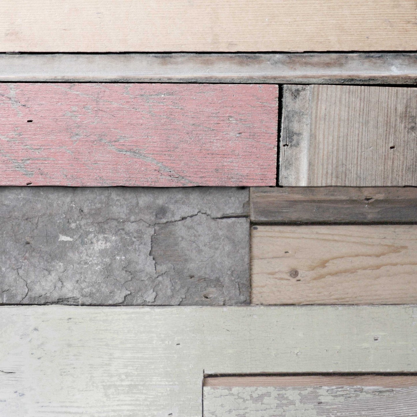 Reclaimed Wood Panel Effect Wallpaper-Woodchip & Magnolia-Contract Furniture Store