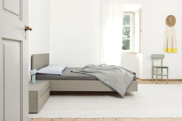 Simple Hi Double Bed-Zeitraum-Contract Furniture Store