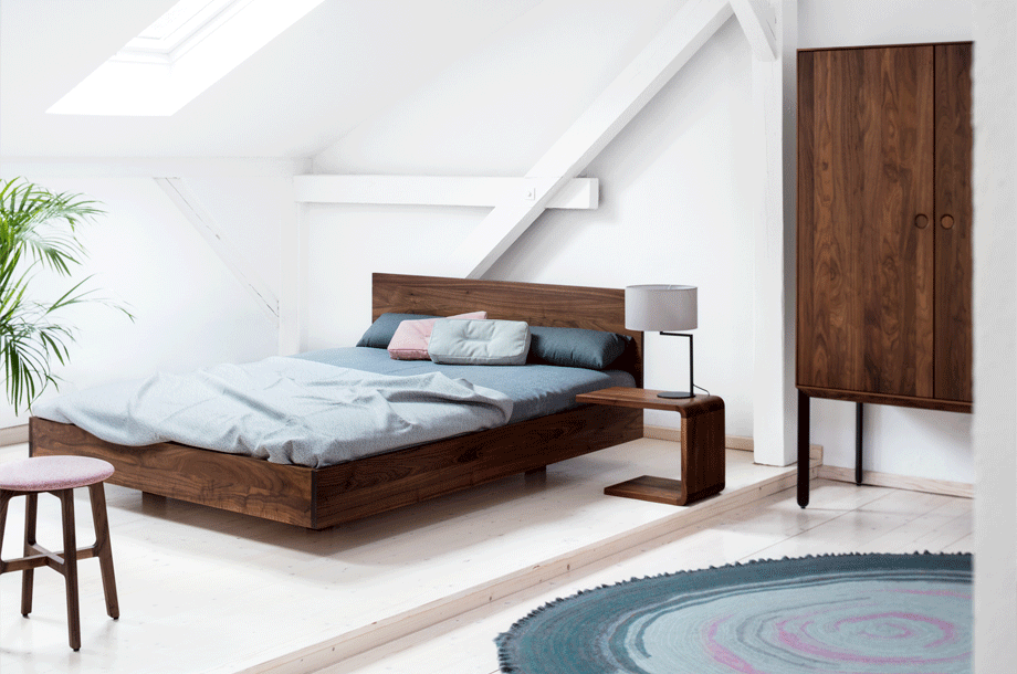 Simple Hi Double Bed-Zeitraum-Contract Furniture Store