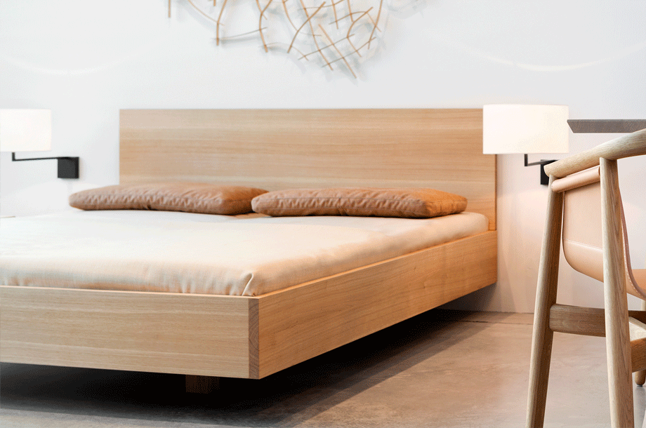 Simple Hi Double Bed-Zeitraum-Contract Furniture Store