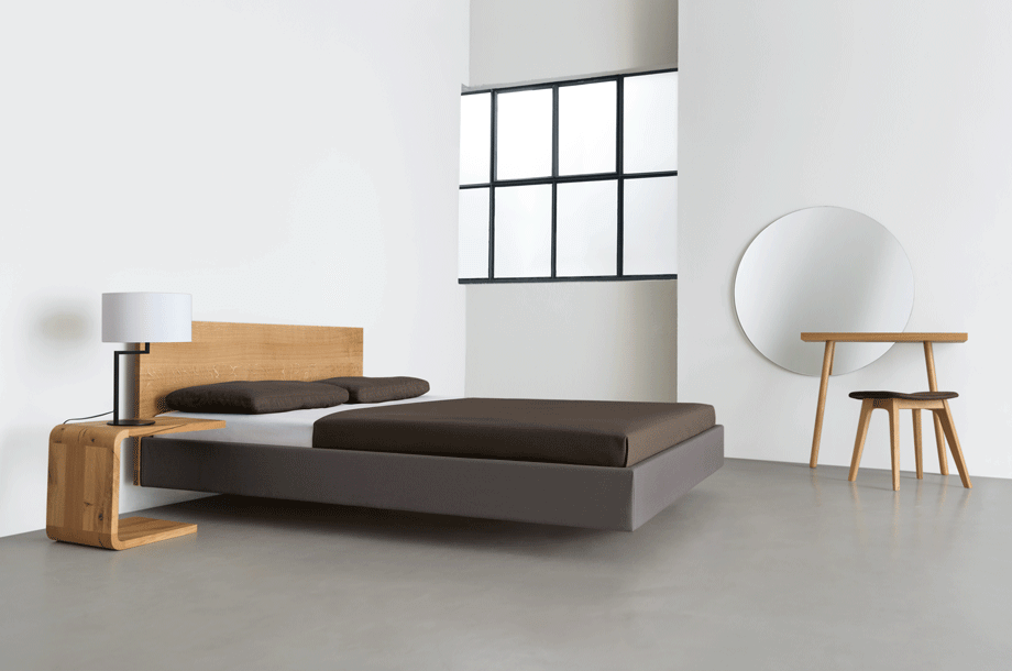 Simple Soft Double Bed-Zeitraum-Contract Furniture Store