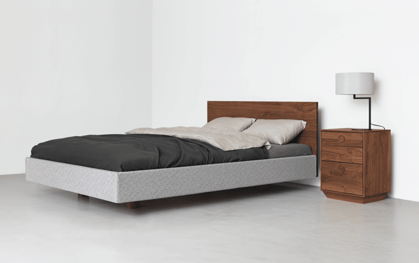 Simple Soft Double Bed-Zeitraum-Contract Furniture Store