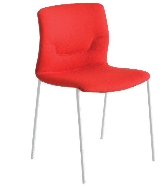 Slot Side Chair c/w Metal Legs-Gaber-Contract Furniture Store