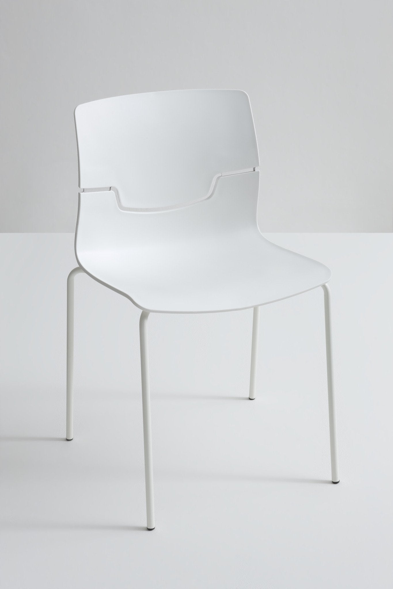 Slot Side Chair c/w Metal Legs-Gaber-Contract Furniture Store