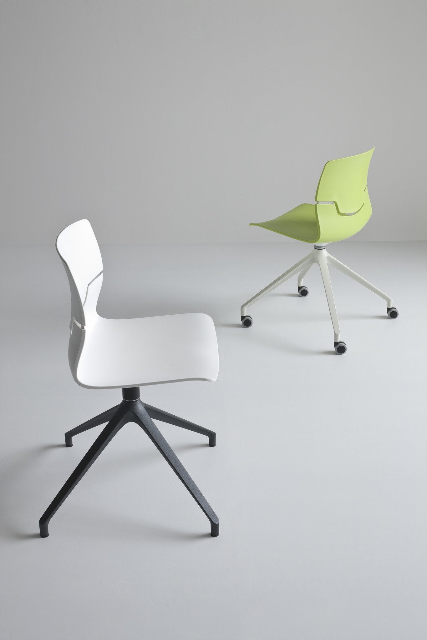 Slot Side Chair c/w Spider Base-Gaber-Contract Furniture Store