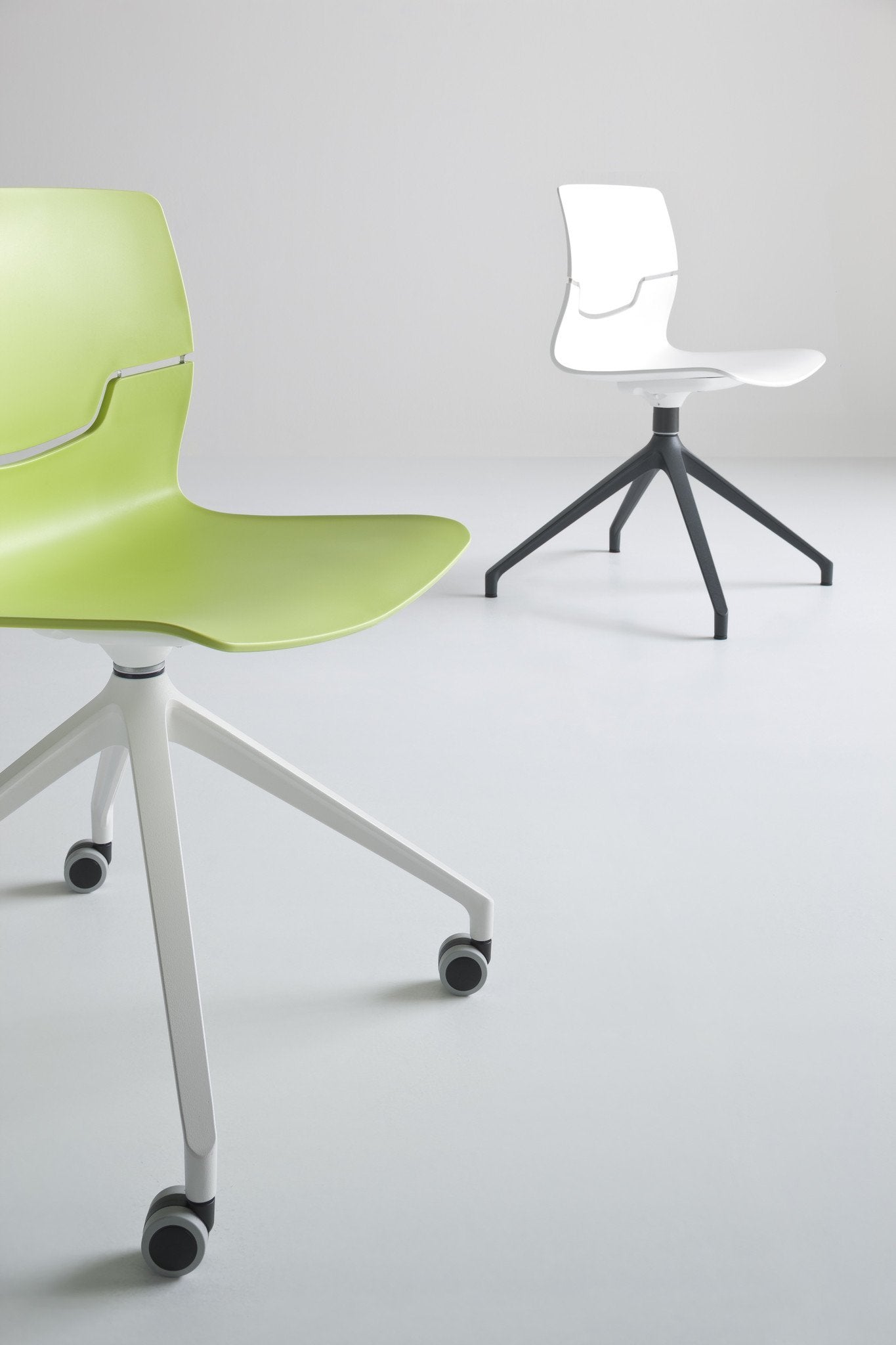 Slot Side Chair c/w Spider Base-Gaber-Contract Furniture Store