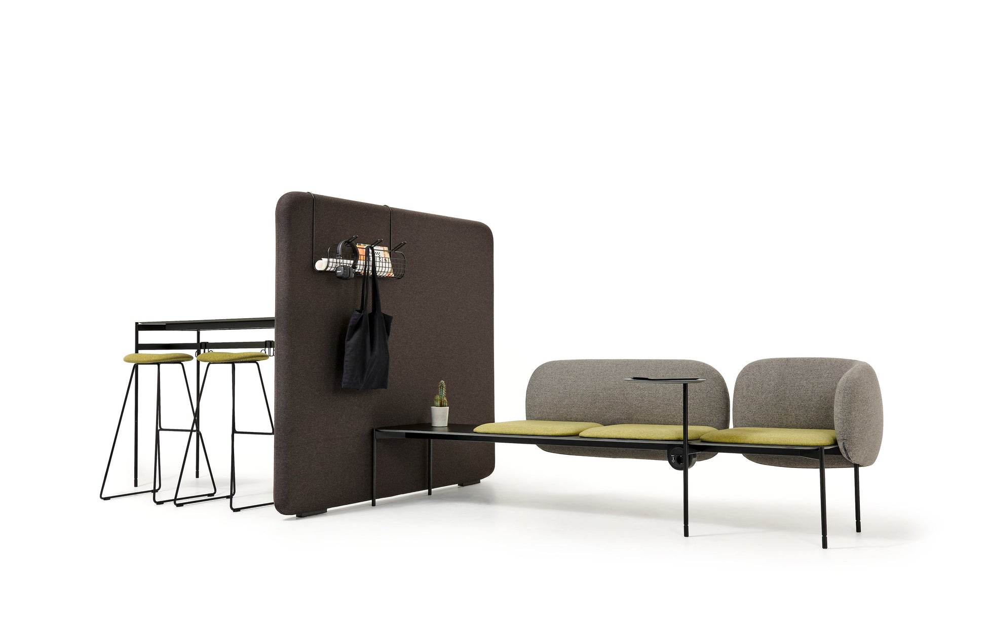 Snake Modular Bench Unit-Diemme-Contract Furniture Store