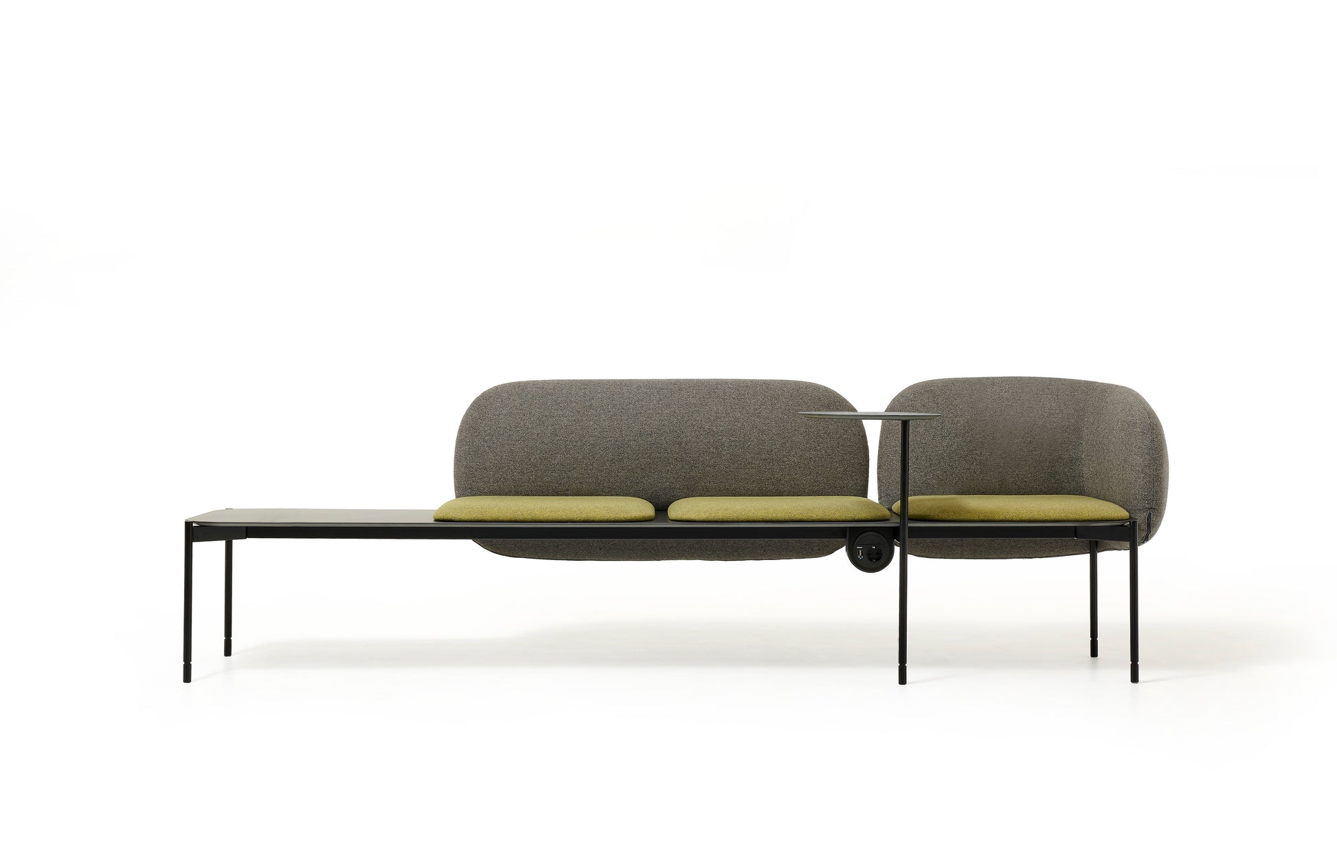 Snake Modular Bench Unit-Diemme-Contract Furniture Store