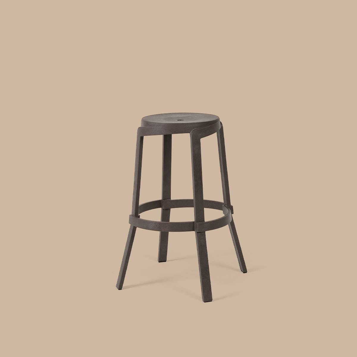 Stack Maxi High Stool-Nardi-Contract Furniture Store