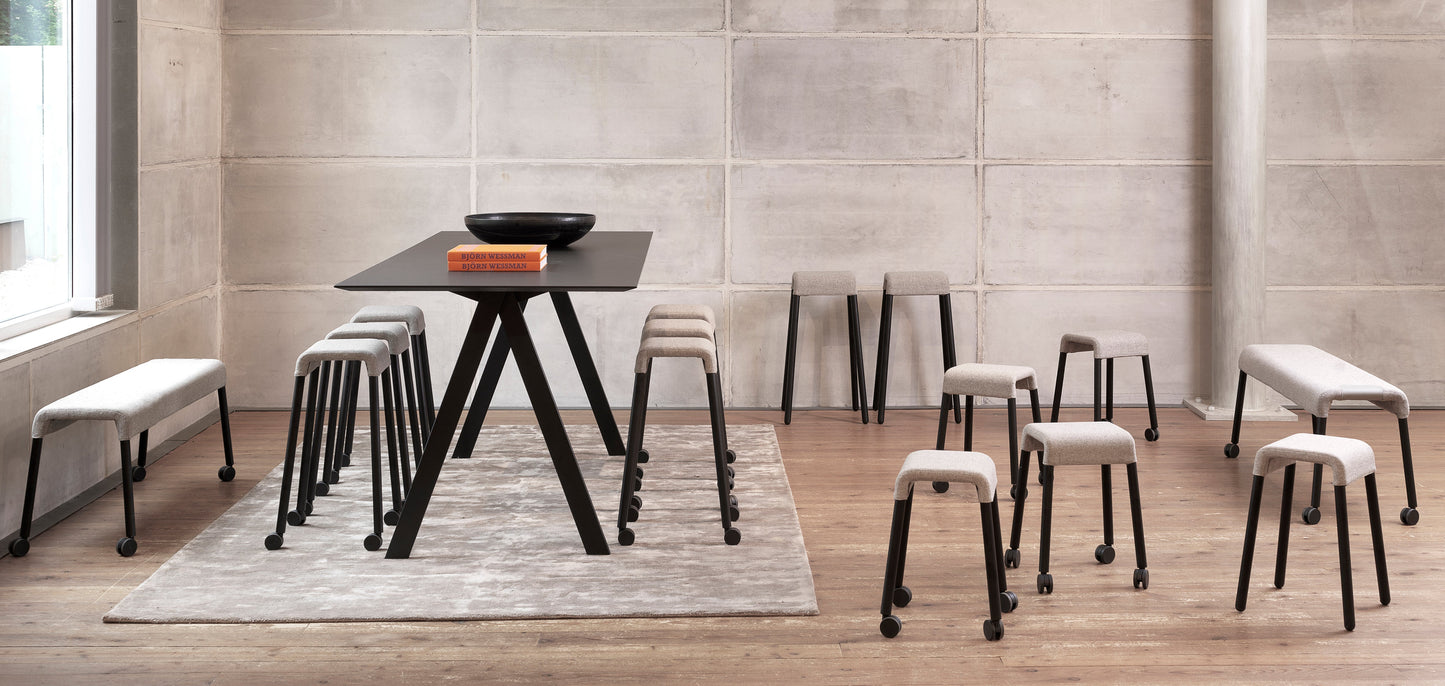 Stroll 46 Low Stool-Johanson Design-Contract Furniture Store