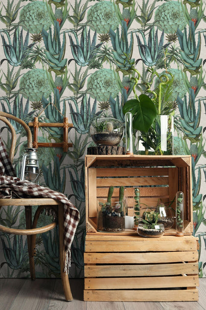 Succulentus Wallpaper-Contract Furniture Store for hospitality, leisure & commercial projects