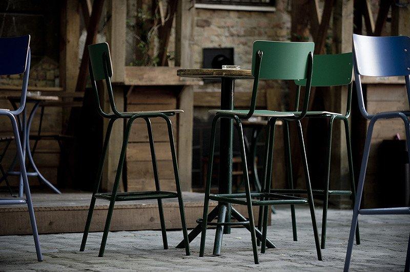 Susy High Stool c/w Metal Legs-Cignini-Contract Furniture Store