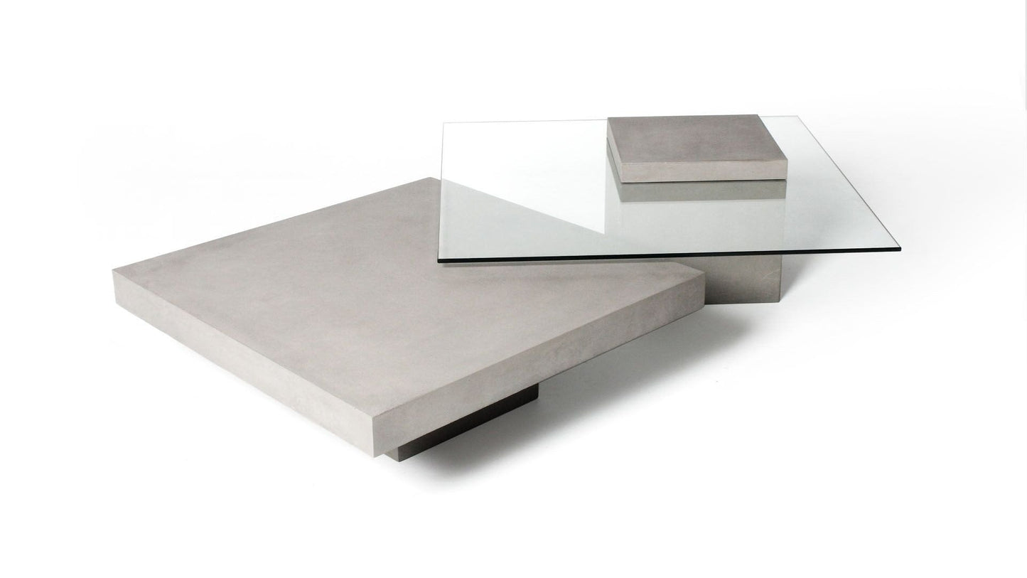 T-Square Concrete Coffee Table-Lyon Beton-Contract Furniture Store