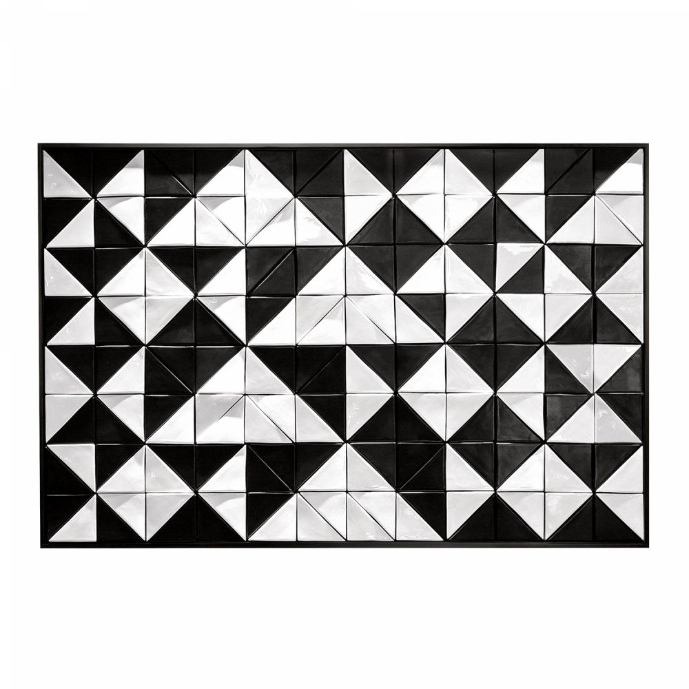 Tejo Black & White Tiles Panel-Mambo-Contract Furniture Store