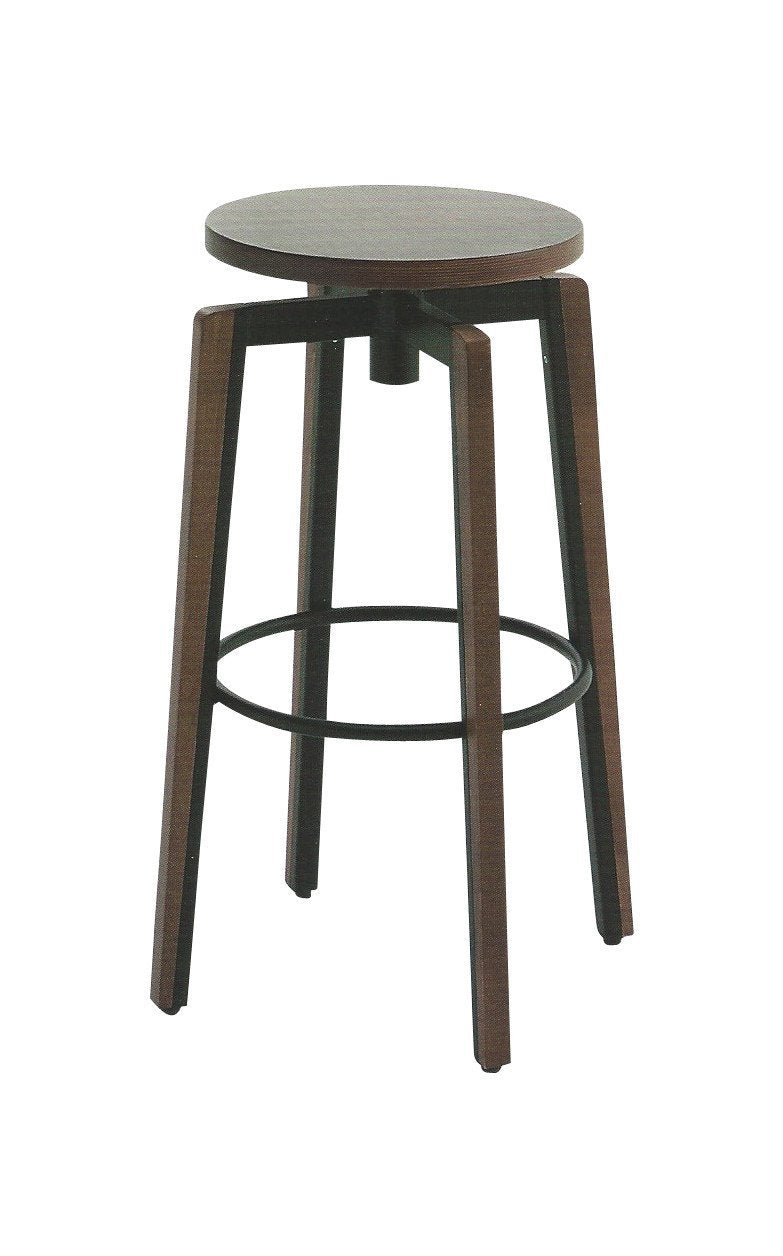 Toby Hybrid High Stool c/w Swivel Base-Contract Furniture Store