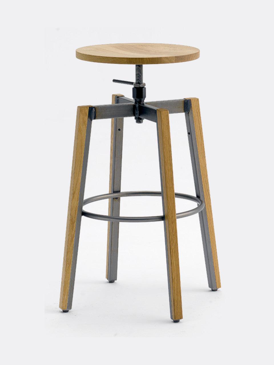 Toby Hybrid High Stool c/w Swivel Base-Cignini-Contract Furniture Store