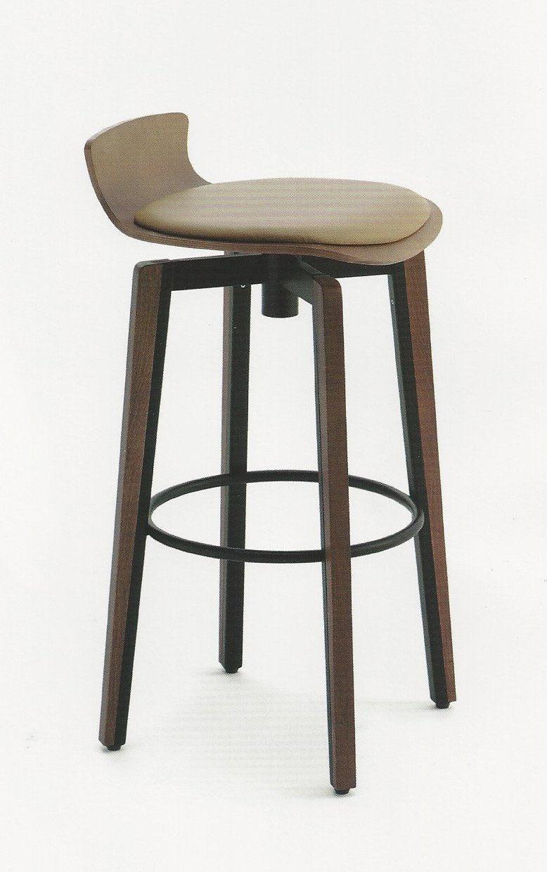 Toby U Swivel Hybrid High Stool-Contract Furniture Store for hospitality, leisure & commercial projects